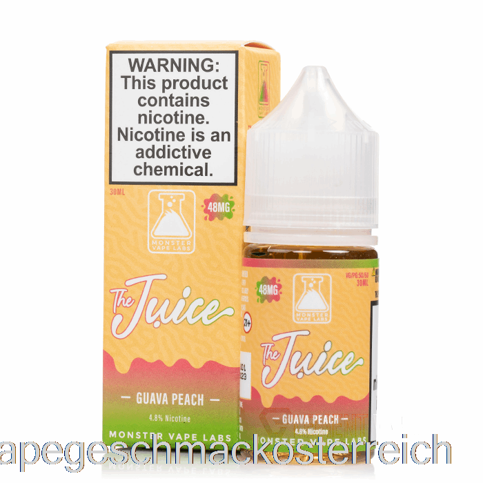 Guave-Pfirsich – Die Saftsalze – 30 Ml, 48 Mg Vape-Geschmack